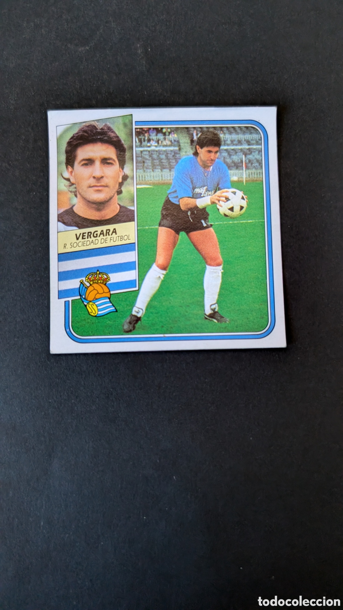 Cromos de F&uacute;tbol: VERGARA REAL SOCIEDAD FICHAJE 14 LIGA ESTE 1989/90 89 90 DESPEGADO