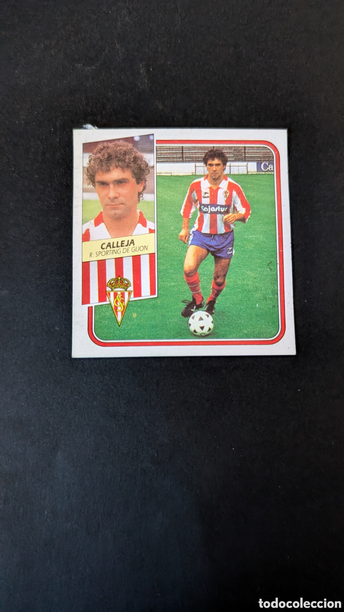 Cromos de F&uacute;tbol: CALLEJA SPORTING GIJON FICHAJE 25 LIGA ESTE 1989/90 89 90 DESPEGADO