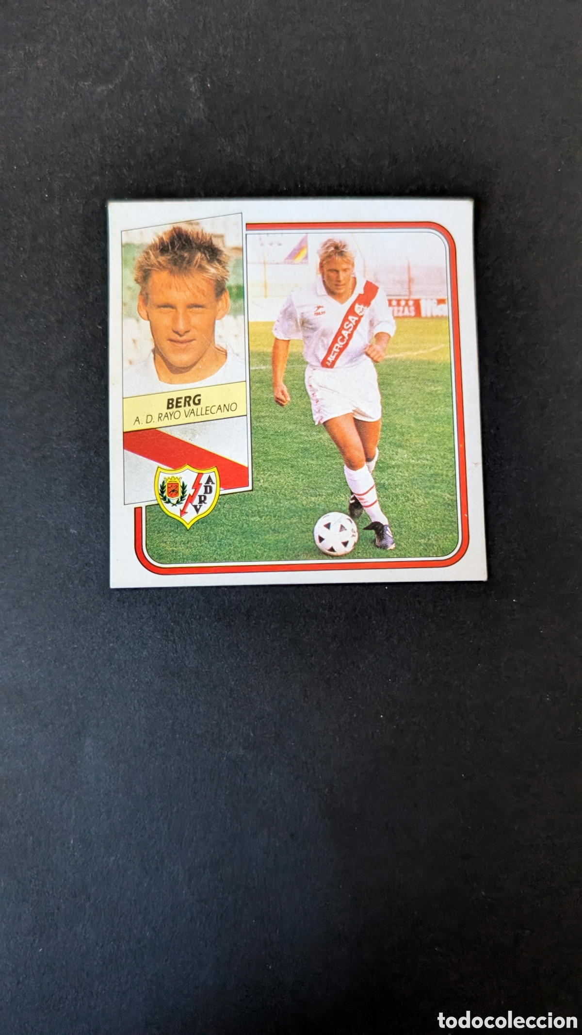 Cromos de F&uacute;tbol: BERG RAYO VALLECANO FICHAJE 31 LIGA ESTE 1989/90 89 90 DESPEGADO