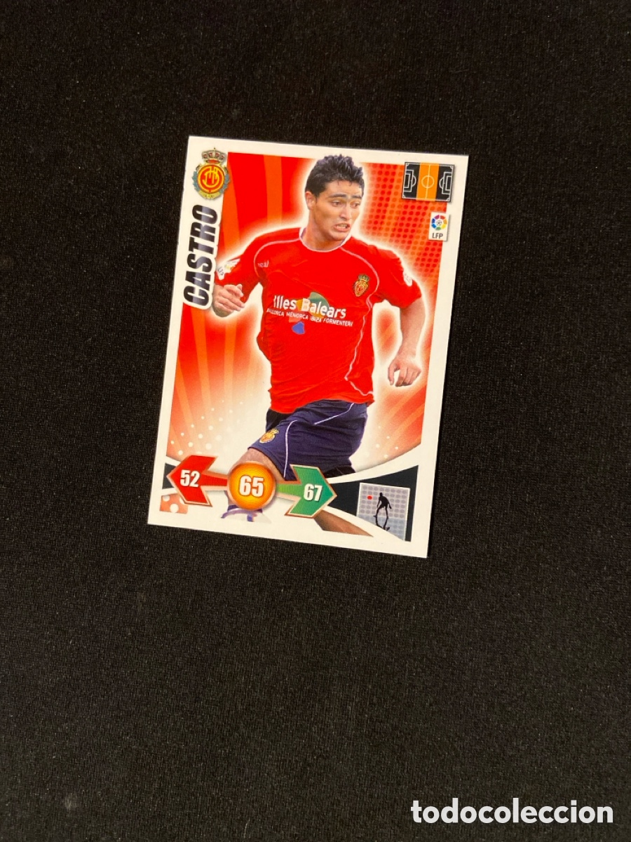 Football Stickers: CASTRO 176 (MALLORCA) ADRENALYN PANINI 2009-2010 09 10 CROMO CARTA A-6