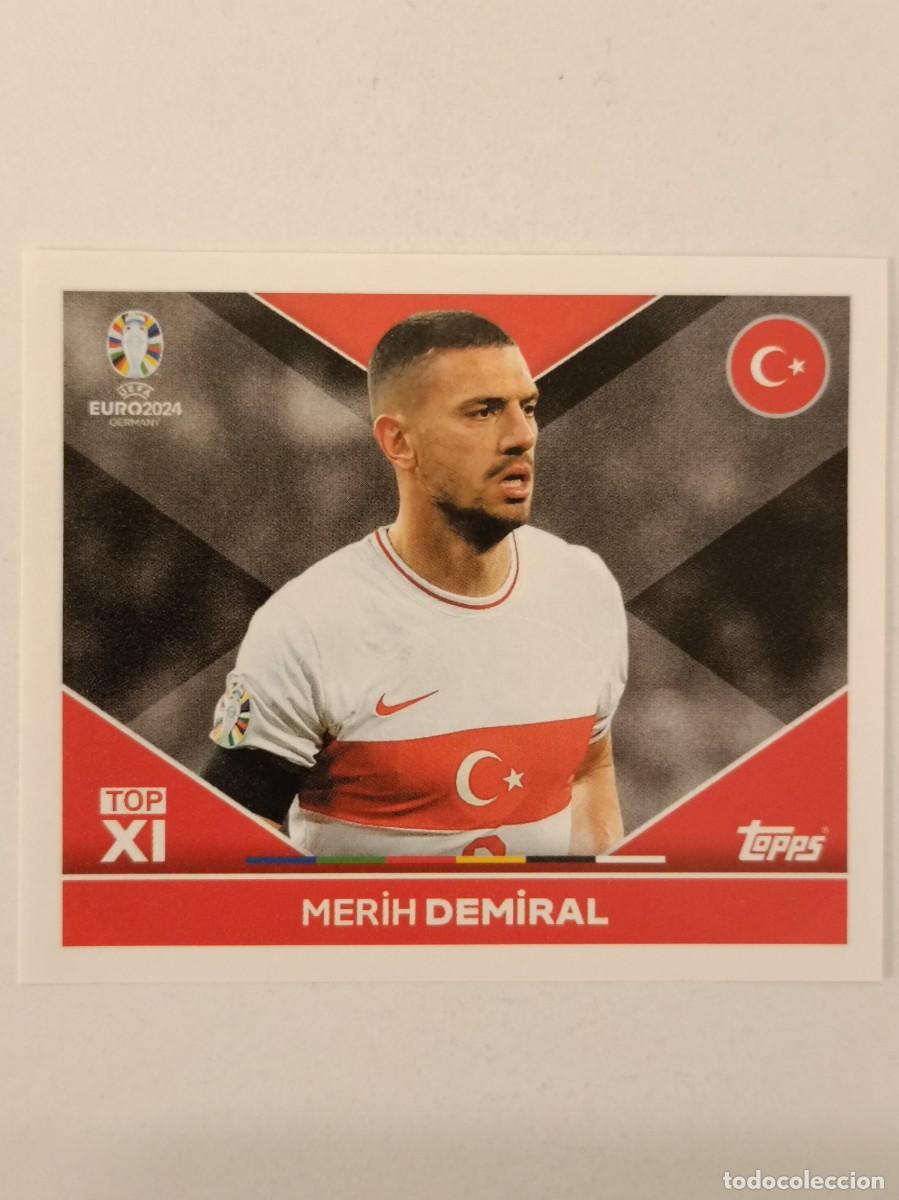 Figurine di Calcio: #TUR TOP 1 MERIH DEMIRAL UEFA EURO 2024 TOPPS