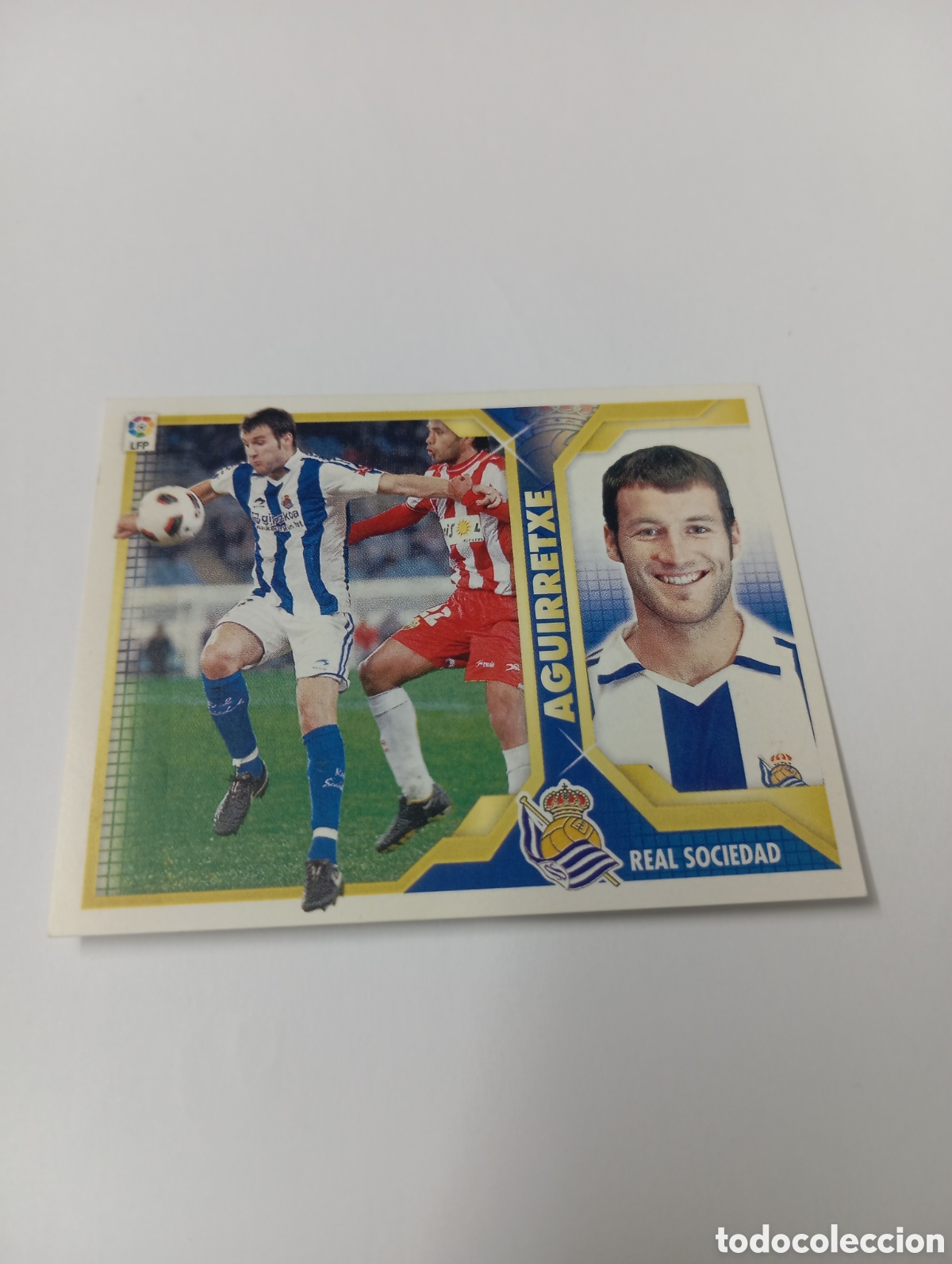 Cromos de F&uacute;tbol: Aguirretxe 16 B COLOCA Real Sociedad LIGA ESTE 2011 2012 PANINI 11 12