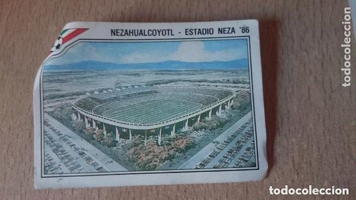 Cromos de f&uacute;tbol: MUNDIAL MEXICO 86 - ESTADIO NEZA