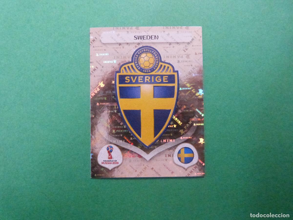 Cromos de F&uacute;tbol: CROMO FUTBOL ESCUDO SUECIA SIN PEGAR N&ordm; 472 MUNDIAL RUSIA 2018 PANINI