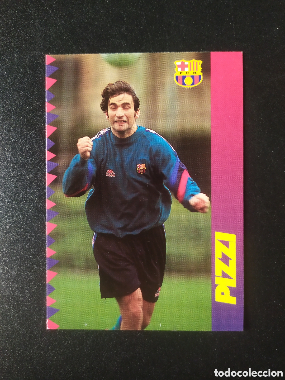 Cartes &agrave; collectionner de Football: Colecci&oacute;n oficial FC Barcelona 1996 1997 96 97 panini Pizzi n&ordm; 101