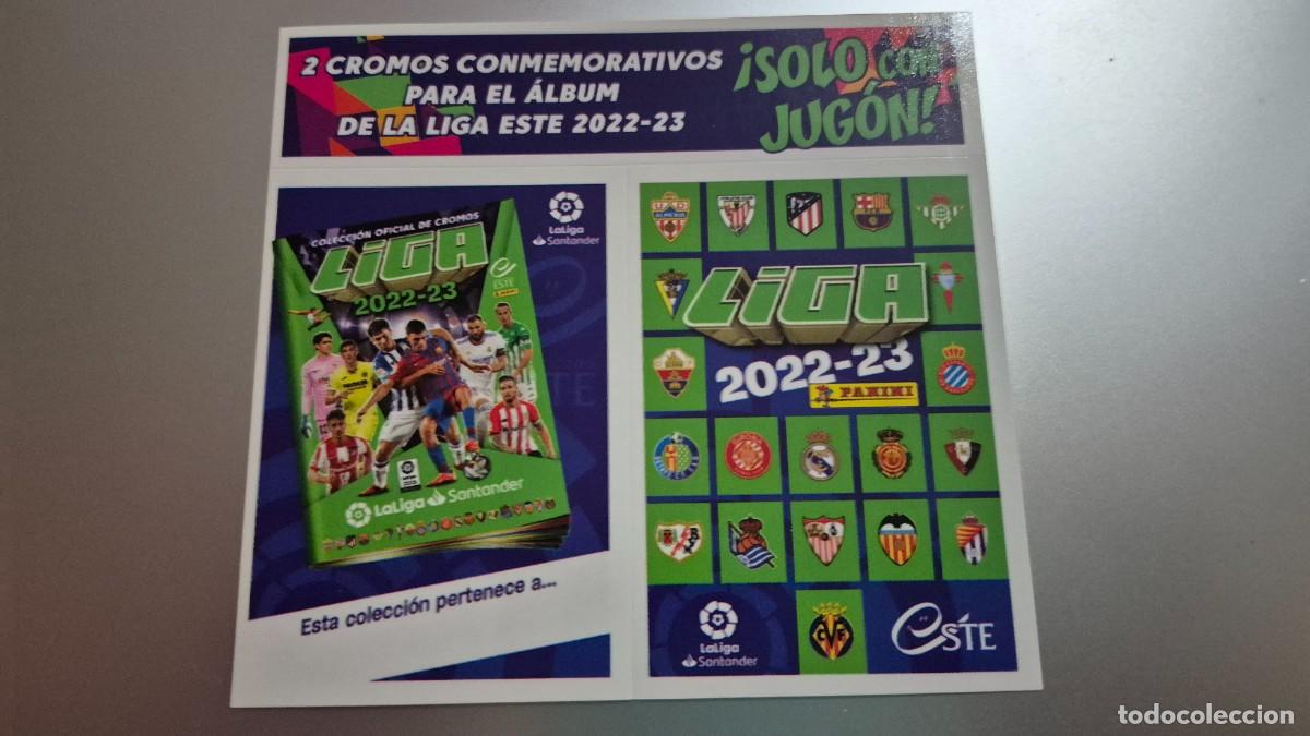 Cartes &agrave; collectionner de Football: LOTE EDICIONES ESTE 2022 2023 2 CROMOS CONMEMORATIVOS