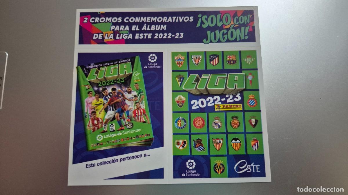 Cartes &agrave; collectionner de Football: LOTE EDICIONES ESTE 2022 2023 2 CROMOS CONMEMORATIVOS