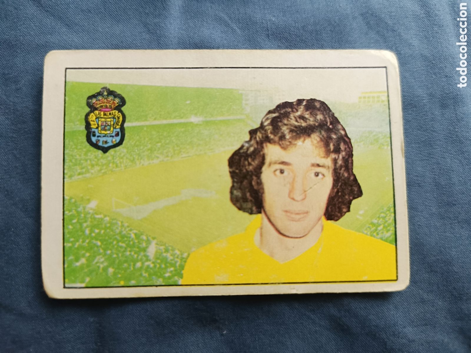 Cartes &agrave; collectionner de Football: CROMO FHER 74 75 WOLF CAMPEONATO LIGA LAS PALMAS FICHAJE 21 CAMISETA AMARILLA NUNCA PEGADO DIF&Iacute;CIL