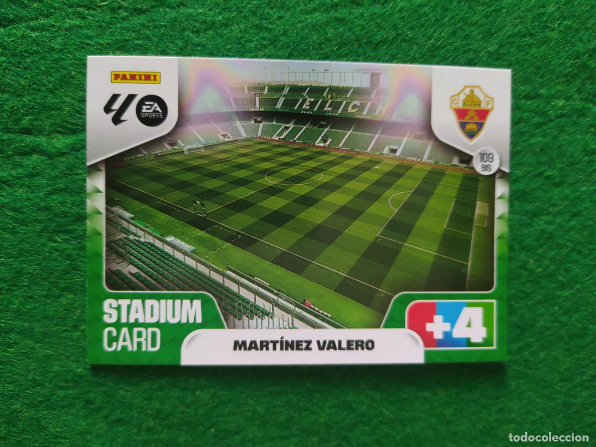 Fu&szlig;ball-Sticker: adrenalyn xl 2025 2026 codigo sin activar estadio n&ordm; 109 bis martinez valero elche