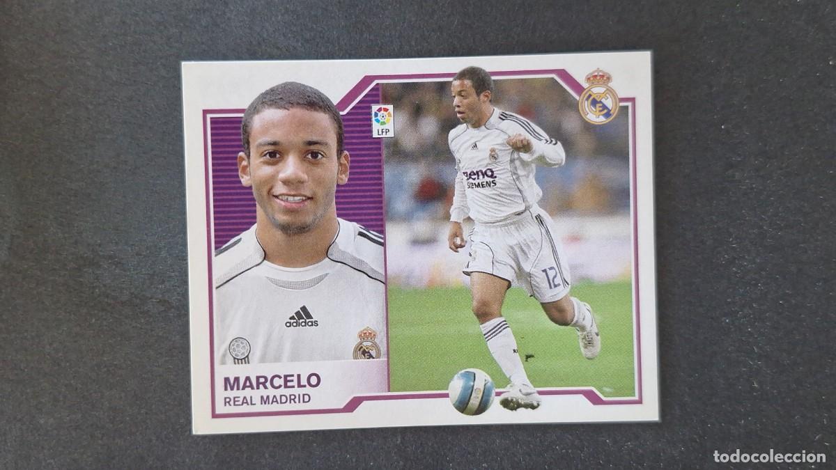 Fu&szlig;ball-Sticker: MARCELO REAL MADRID LIGA ESTE 2007 2008 07 08 NUNCA PEGADO SIN PEGAR