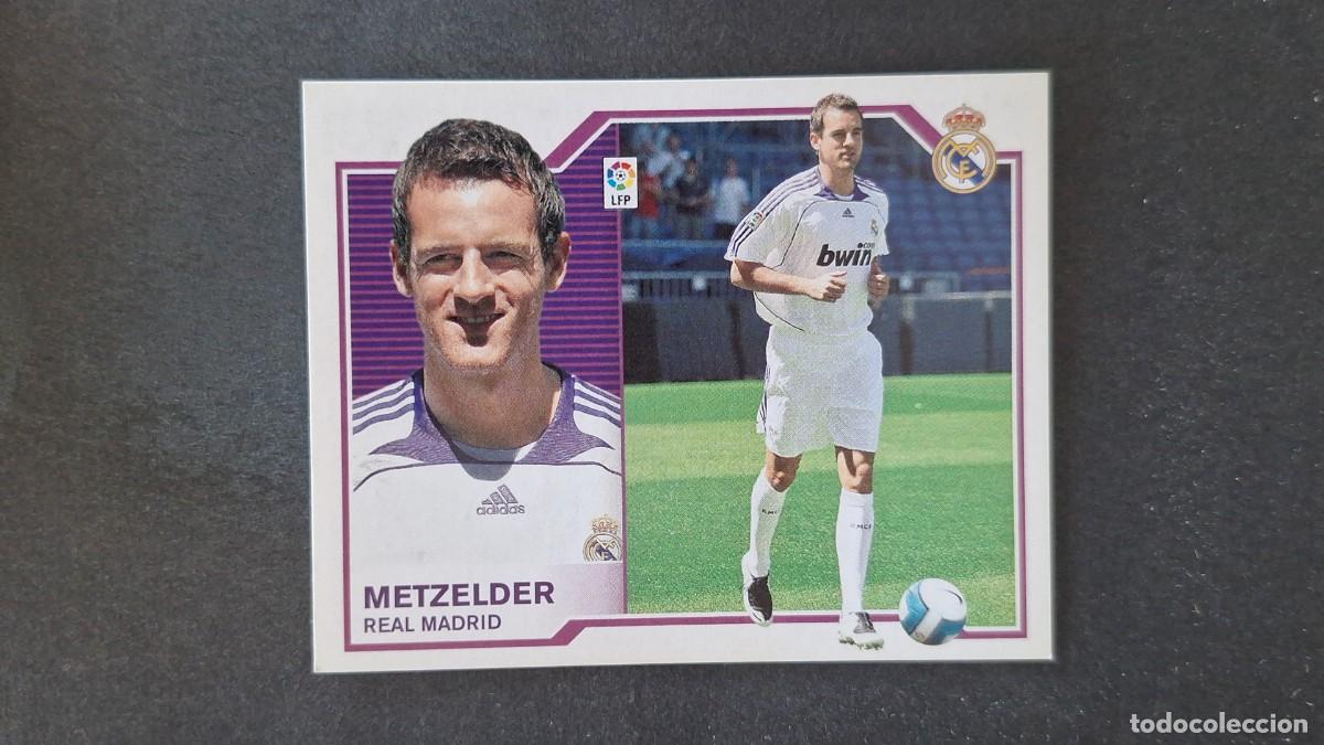 Figurine di Calcio: METZELDER REAL MADRID LIGA ESTE 2007 2008 07 08 NUNCA PEGADO SIN PEGAR