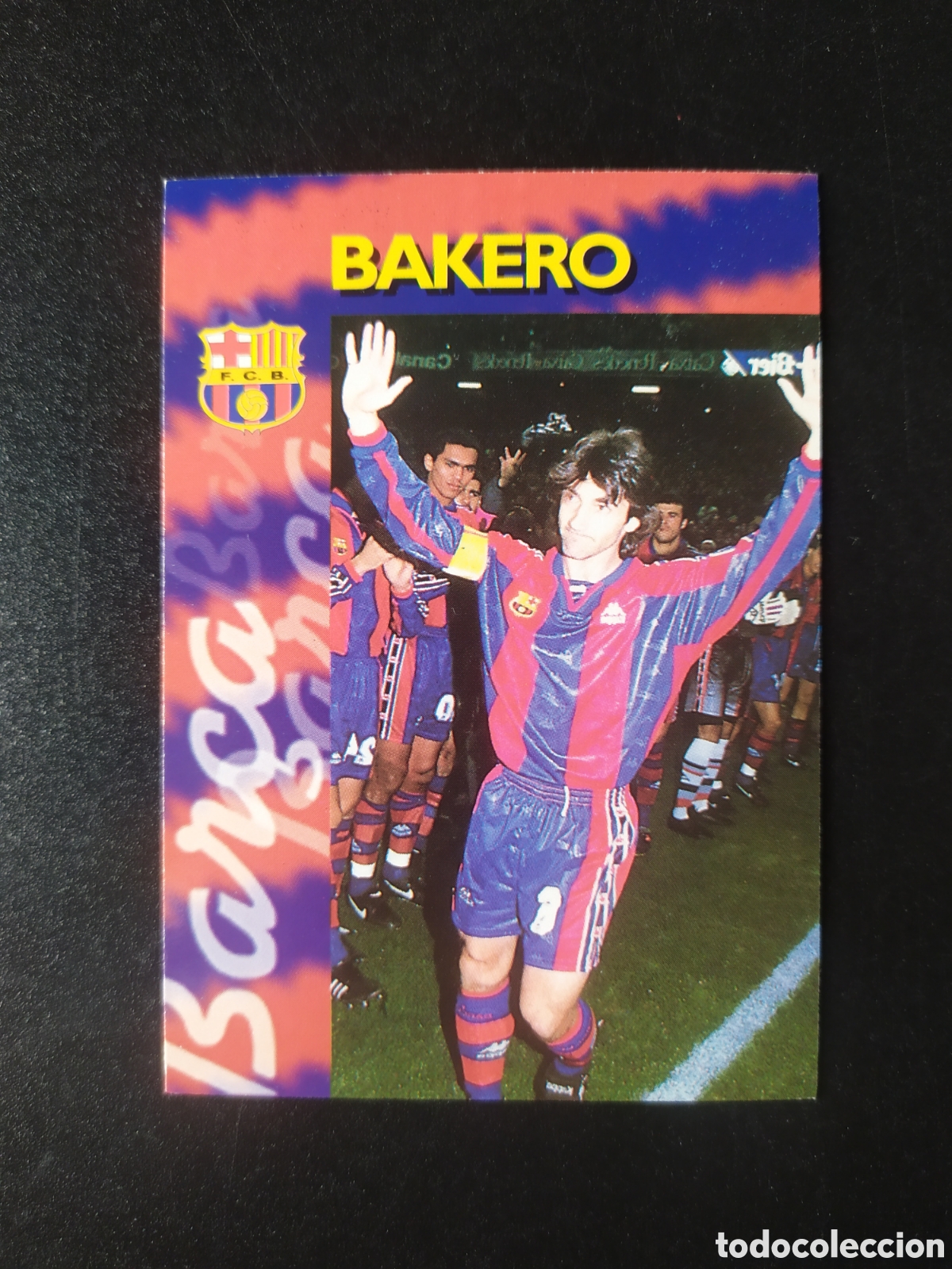 Cartes &agrave; collectionner de Football: Colecci&oacute;n oficial FC Barcelona 1996 1997 96 97 panini Bakero n&ordm; 110