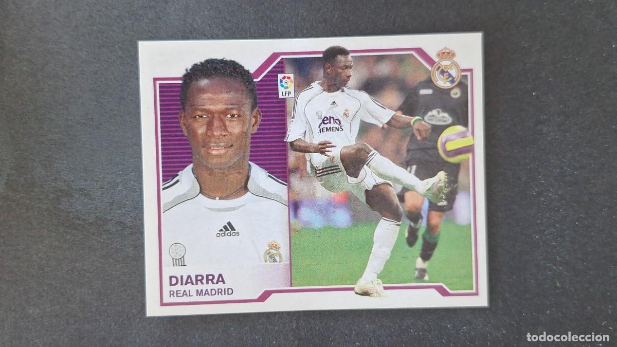 Fu&szlig;ball-Sticker: DIARRA REAL MADRID LIGA ESTE 2007 2008 07 08 NUNCA PEGADO SIN PEGAR