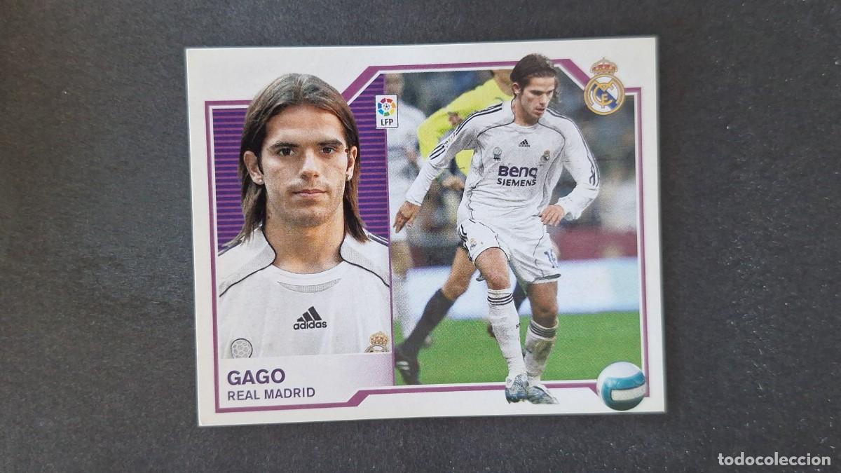Fu&szlig;ball-Sticker: GAGO REAL MADRID LIGA ESTE 2007 2008 07 08 NUNCA PEGADO SIN PEGAR