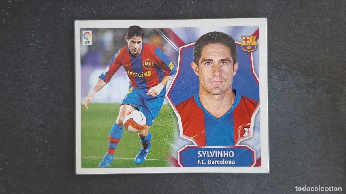 Fu&szlig;ball-Sticker: SYLVINHO F. C. BARCELONA LIGA ESTE 2008 2009 08 09 NUNCA PEGADO SIN PEGAR