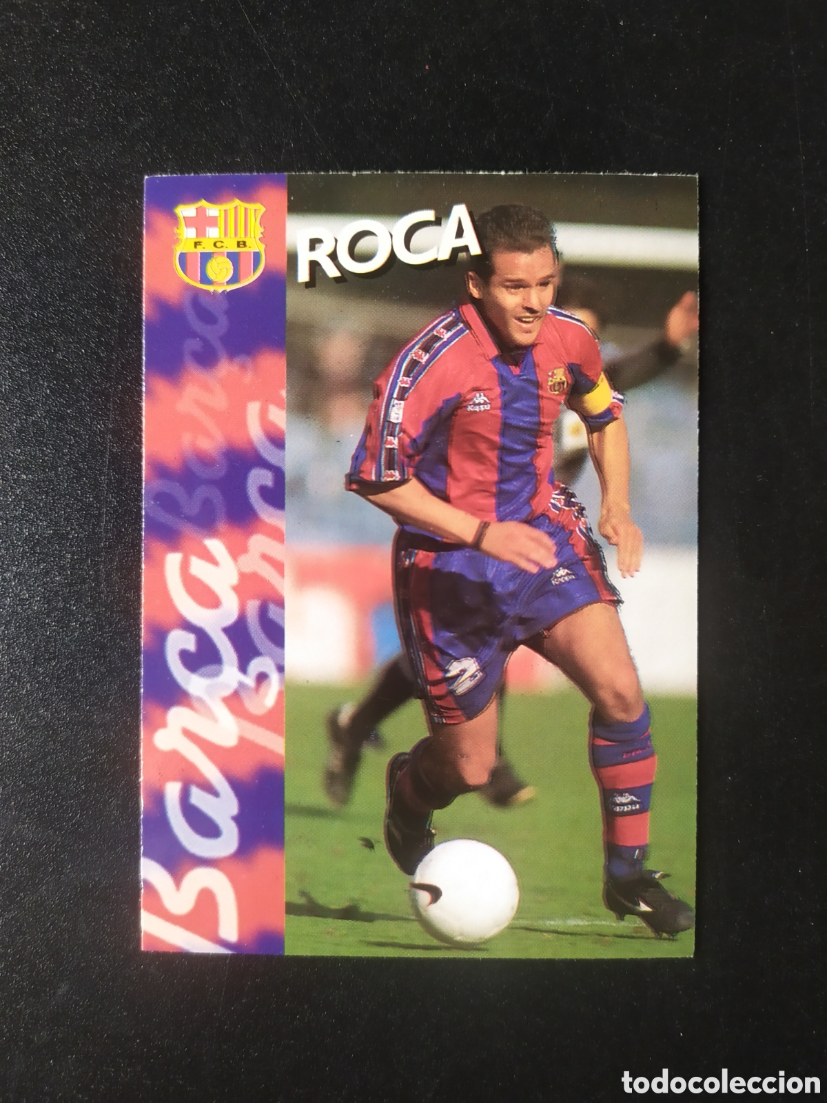 Figurine di Calcio: Colecci&oacute;n oficial FC Barcelona 1996 1997 96 97 panini Roca n&ordm; 115