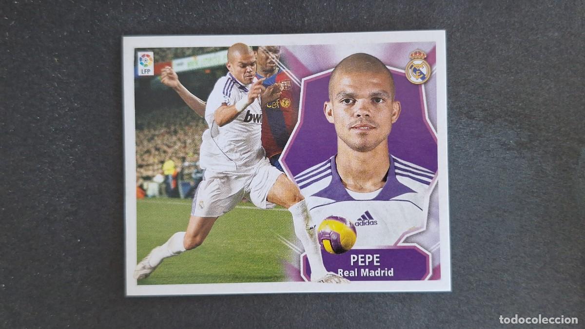 Fu&szlig;ball-Sticker: PEPE REAL MADRID LIGA ESTE 2008 2009 08 09 NUNCA PEGADO SIN PEGAR