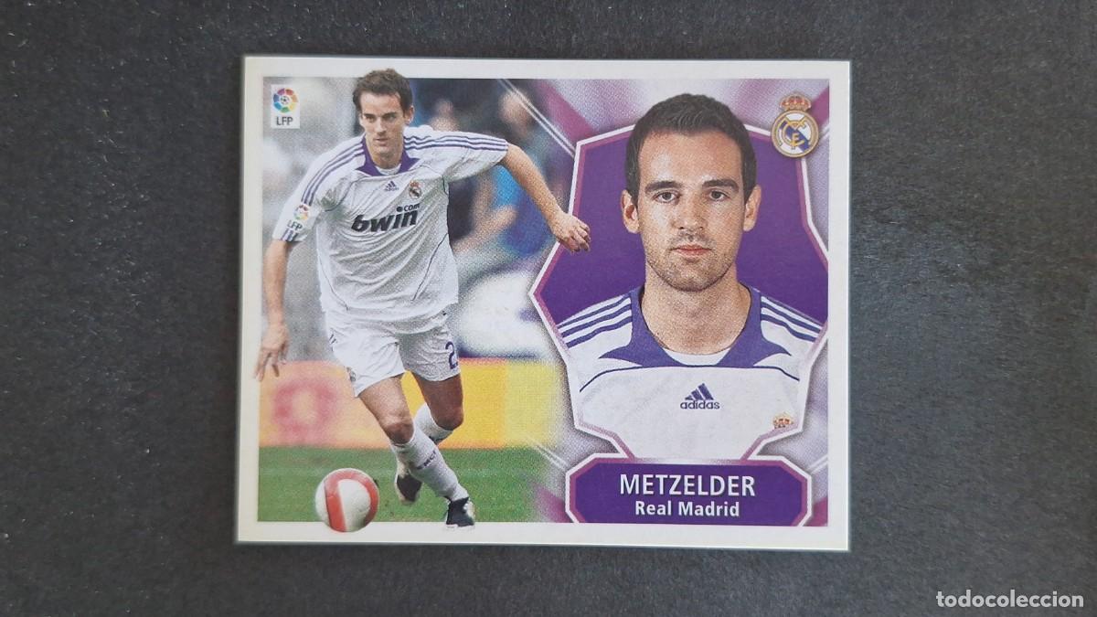 Figurine di Calcio: METZELDER REAL MADRID LIGA ESTE 2008 2009 08 09 NUNCA PEGADO SIN PEGAR