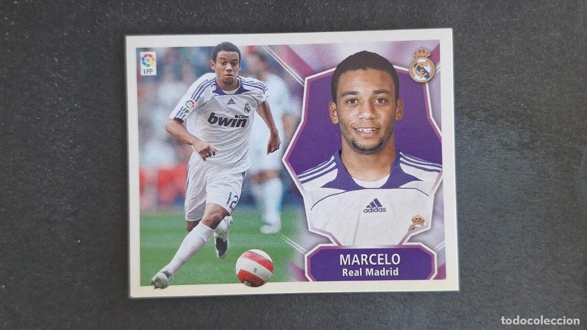 Figurine di Calcio: MARCELO REAL MADRID LIGA ESTE 2008 2009 08 09 NUNCA PEGADO SIN PEGAR
