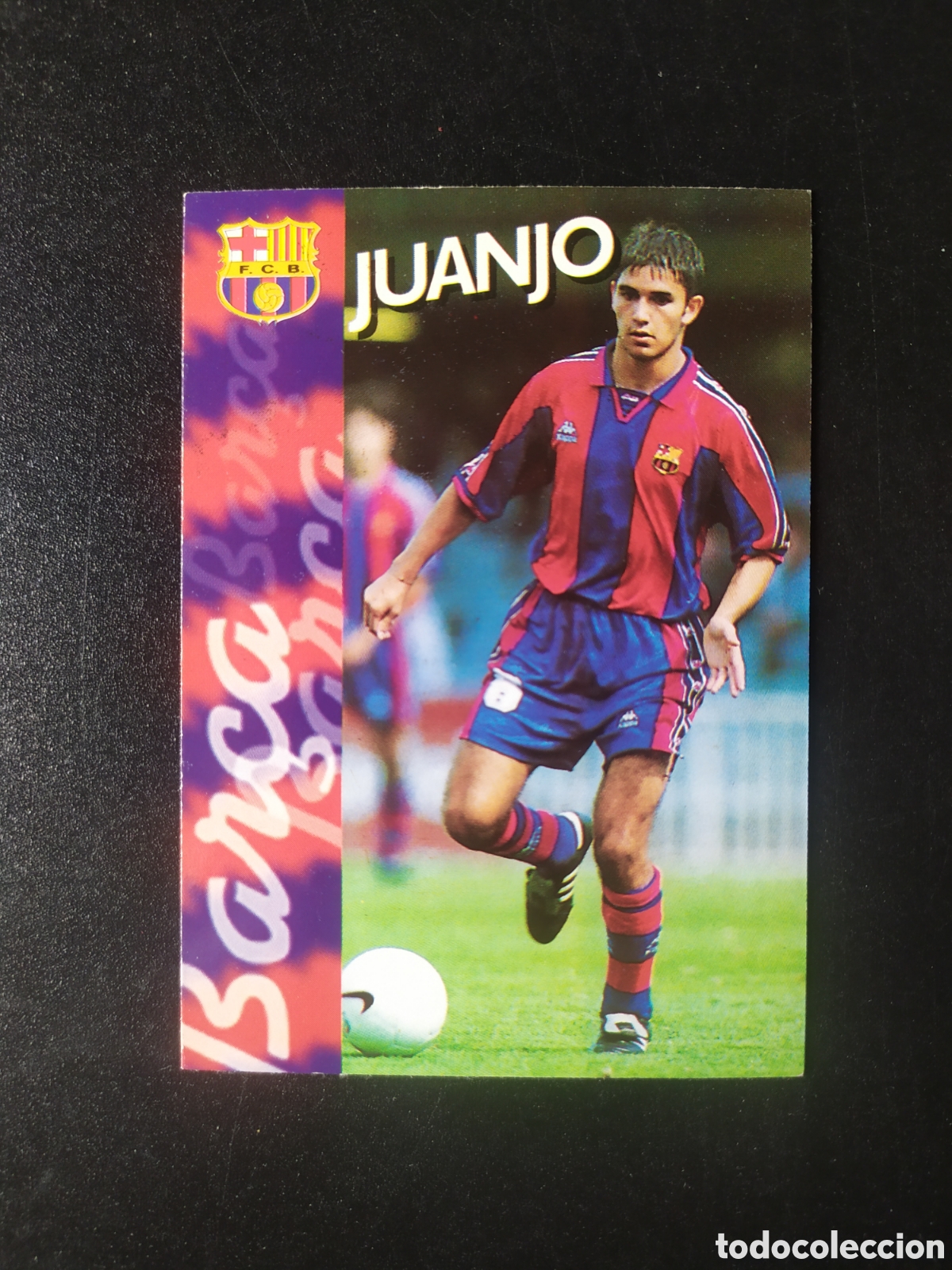 Figurine di Calcio: Colecci&oacute;n oficial FC Barcelona 1996 1997 96 97 panini Juanjo n&ordm; 119
