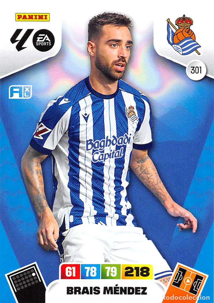 Cromos de F&uacute;tbol: PANINI ADRENALYN 25/26 2025/2026 #301 BRAIS MENDEZ (REAL SOCIEDAD)