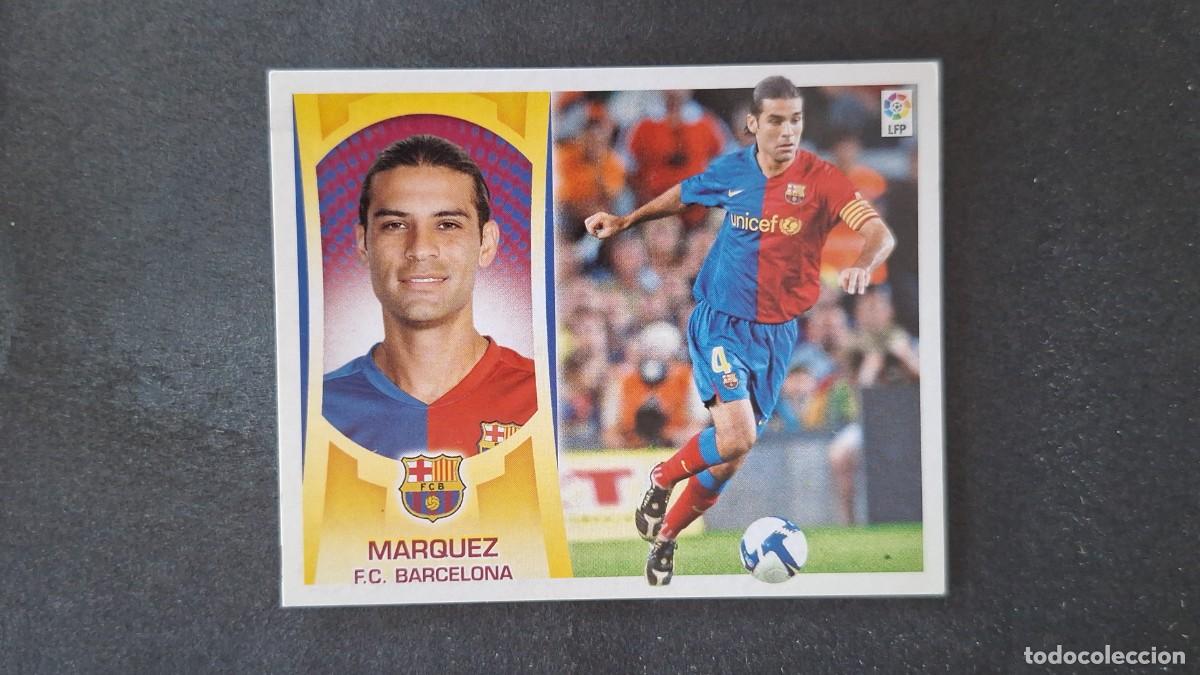 Cromos de Futebol: MARQUEZ F. C. BARCELONA LIGA ESTE 2009 2010 09 10 NUNCA PEGADO SIN PEGAR