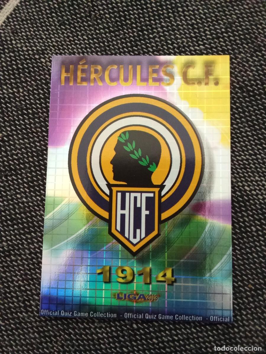 Fu&szlig;ball-Sticker: 784 escudo H&eacute;rcules Brillo cuadros quiz game collection 2013