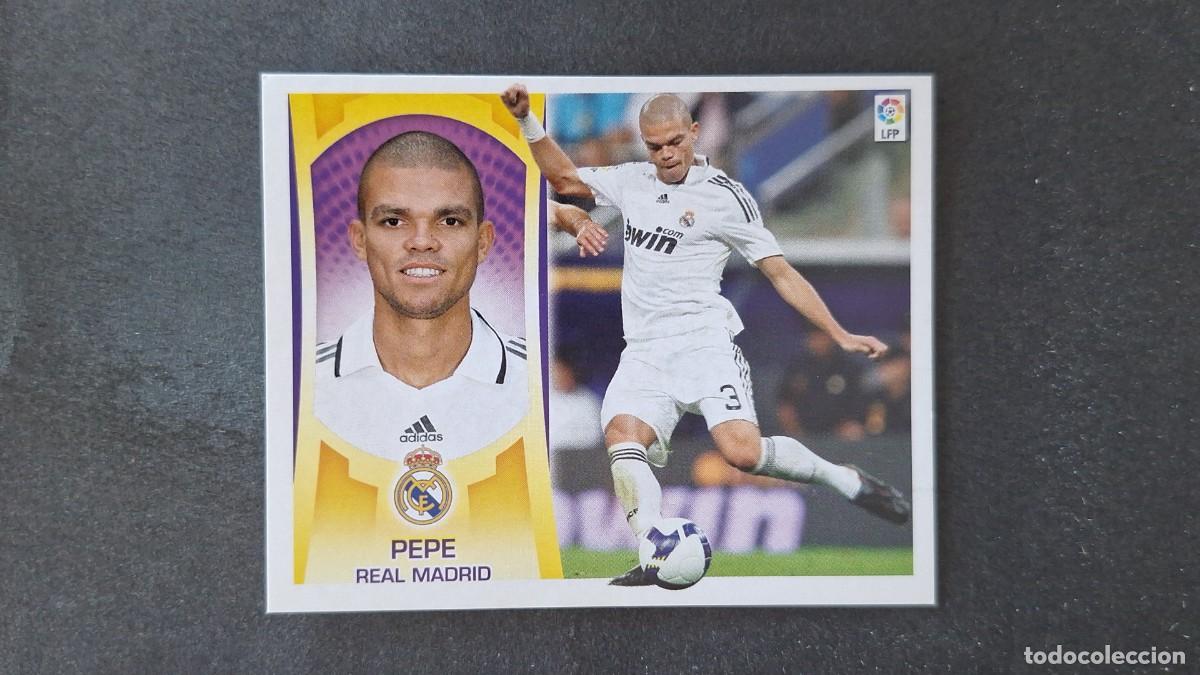 Cromos de f&uacute;tbol: PEPE REAL MADRID LIGA ESTE 2009 2010 09 10 NUNCA PEGADO SIN PEGAR