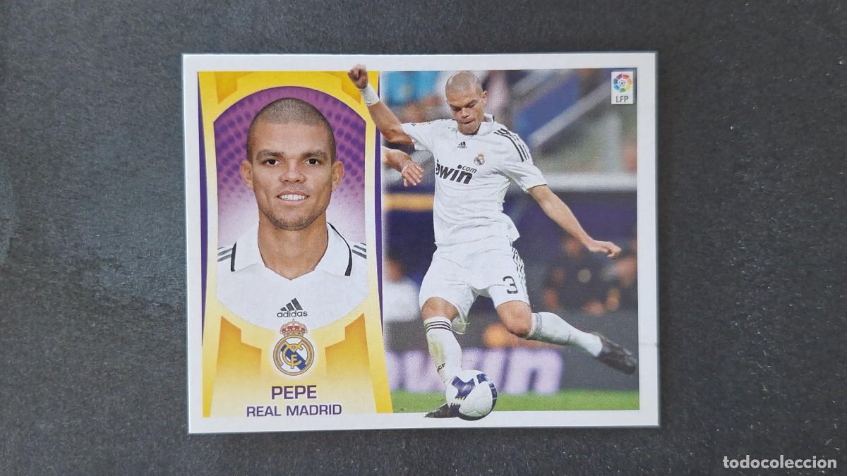 Cromos de f&uacute;tbol: PEPE REAL MADRID LIGA ESTE 2009 2010 09 10 NUNCA PEGADO SIN PEGAR