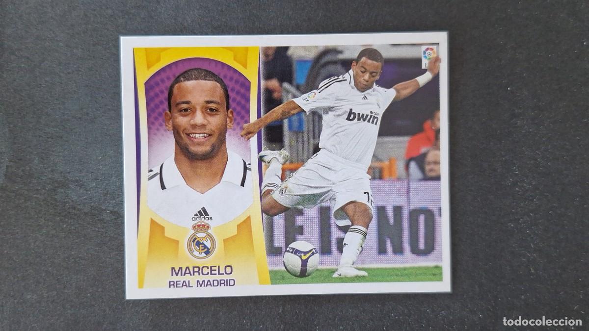 Cromos de Futebol: MARCELO REAL MADRID LIGA ESTE 2009 2010 09 10 NUNCA PEGADO SIN PEGAR