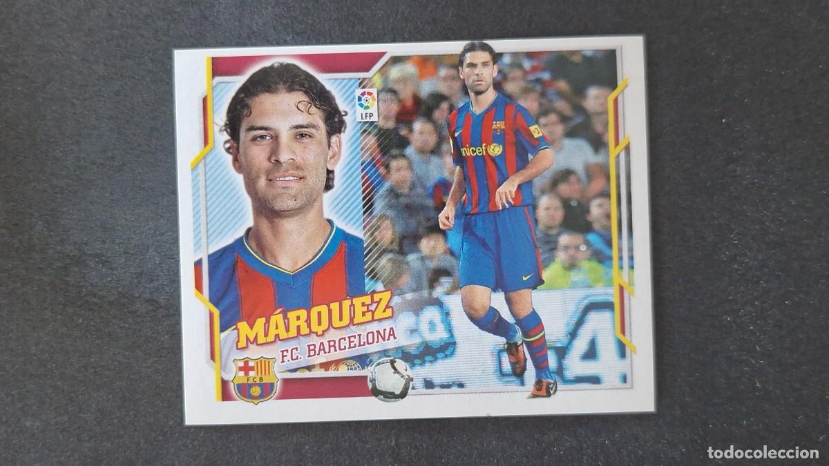Cromos de Futebol: MARQUEZ F. C. BARCELONA LIGA ESTE 2010 2011 10 11 NUNCA PEGADO SIN PEGAR