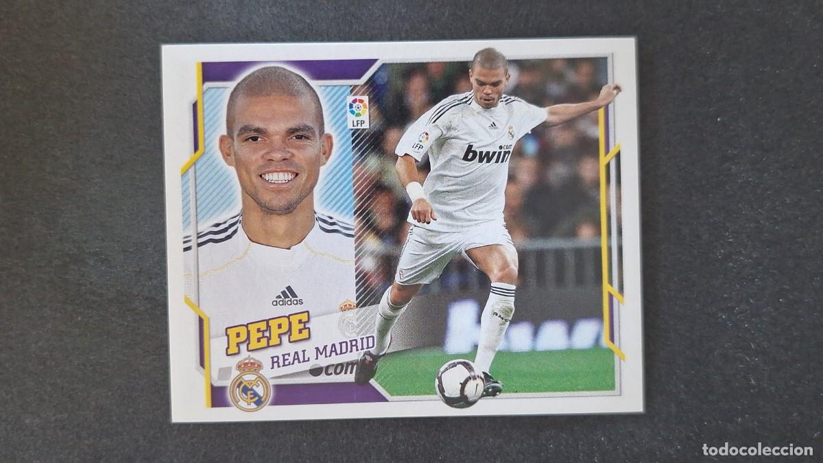 Fu&szlig;ball-Sticker: PEPE REAL MADRID LIGA ESTE 2010 2011 10 11 NUNCA PEGADO SIN PEGAR