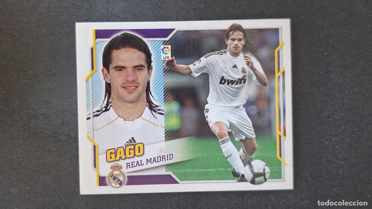 Figurine di Calcio: GAGO REAL MADRID LIGA ESTE 2010 2011 10 11 NUNCA PEGADO SIN PEGAR