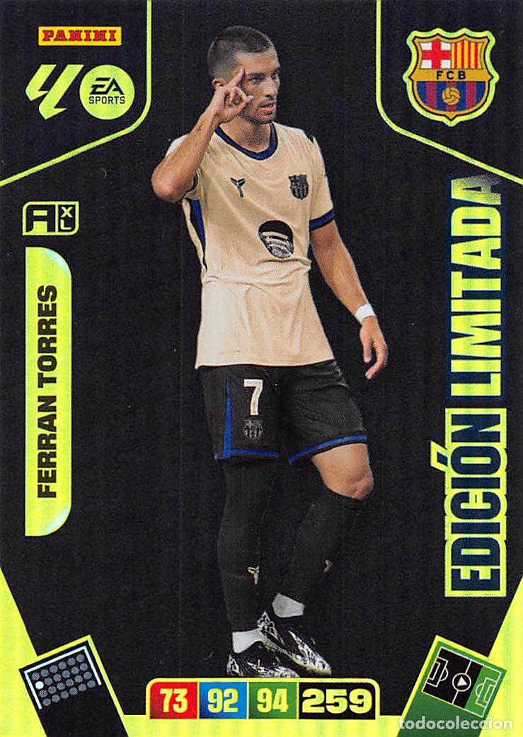 Fu&szlig;ball-Sticker: PANINI ADRENALYN 25/26 2025/2026 - FERRAN TORRES (F.C. BARCELONA) EDICION LIMITADA