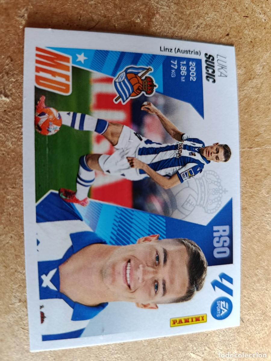 Cromos de F&uacute;tbol: Cromo Panini liga 2025-26 real sociedad n&deg;15 sucic