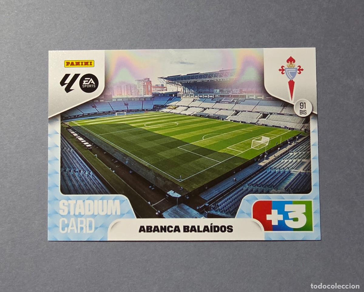 Fu&szlig;ball-Sticker: 91 BIS ABANCA BALA&Iacute;DOS (STADIUM CARD) - CELTA - ADRENALYN XL 2025-26 - 25/26 (NUEVO)