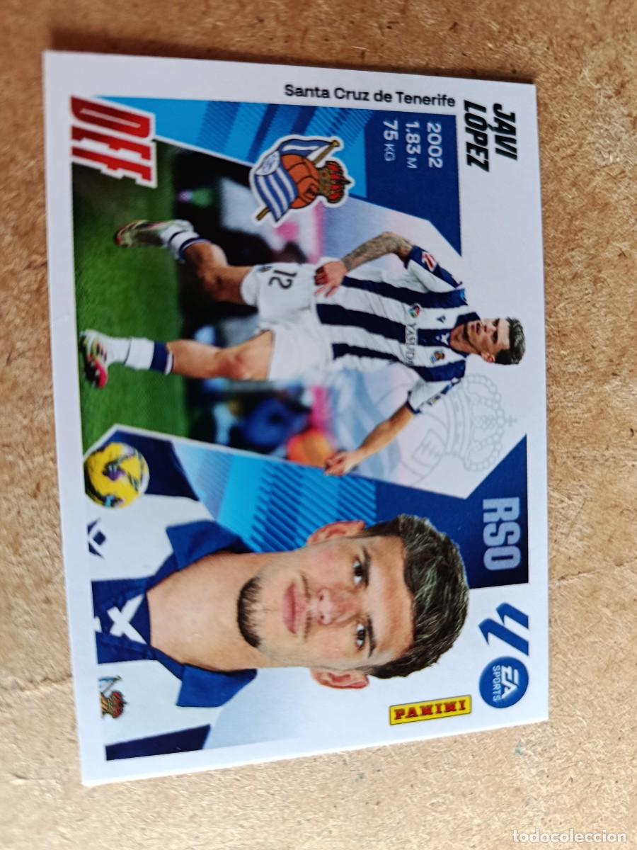 Cromos de F&uacute;tbol: Cromo Panini liga 2025-26 real sociedad n&deg;10A Javi lopez
