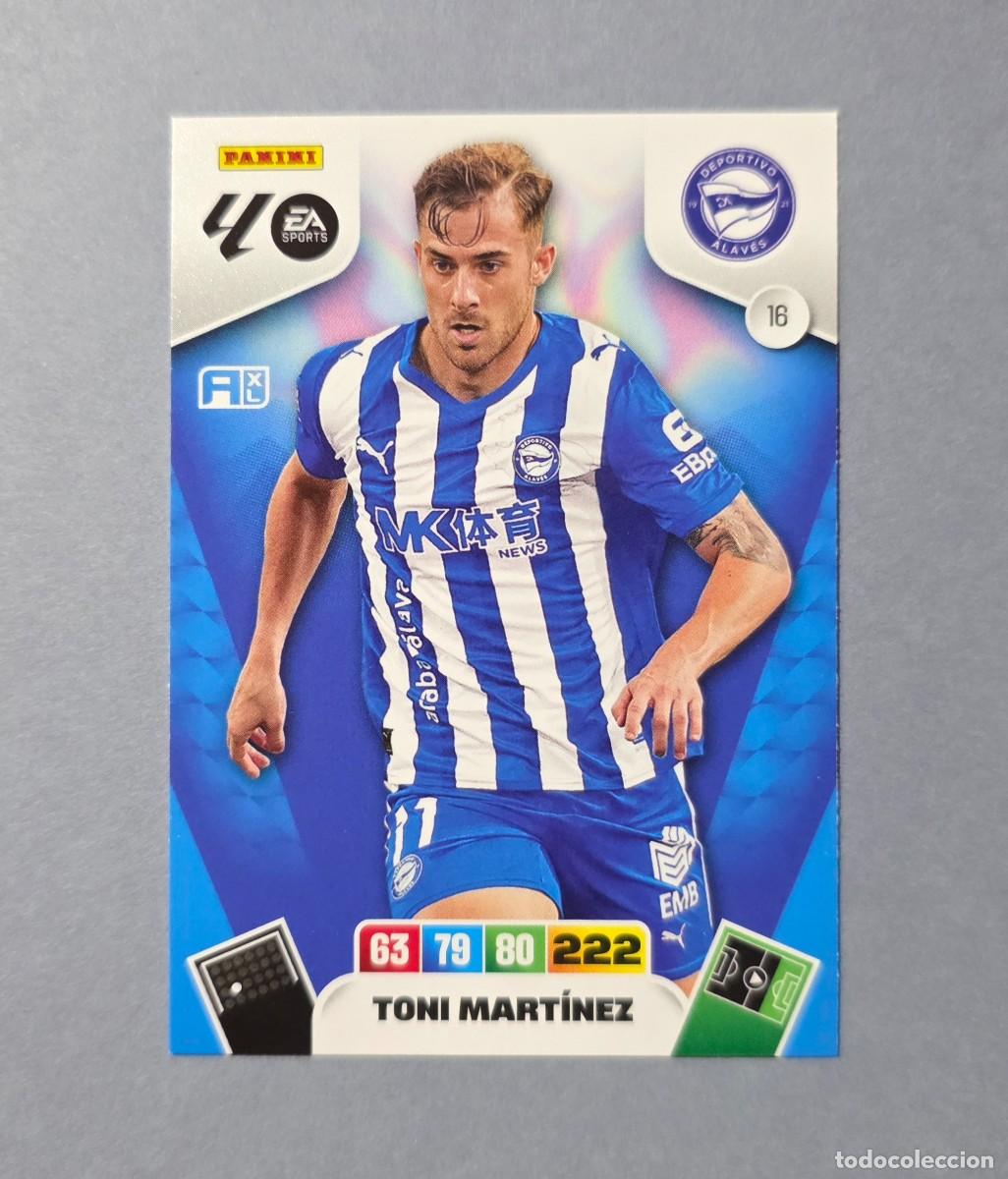 Fu&szlig;ball-Sticker: 16 TONI MART&Iacute;NEZ - ALAV&Eacute;S - ADRENALYN XL 2025-26 - 25/26 (NUEVO)