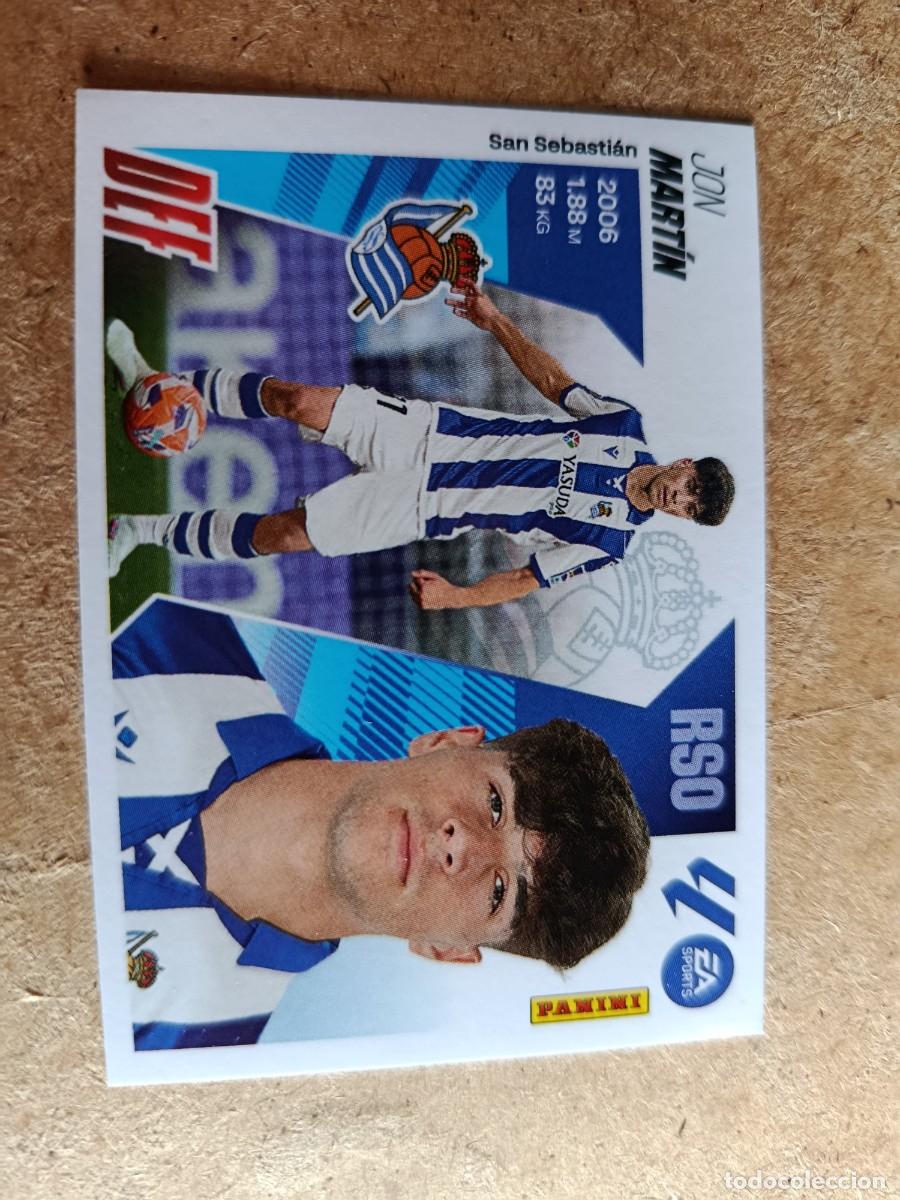 Cromos de F&uacute;tbol: Cromo Panini liga 2025-26 real sociedad n&deg;6 martin