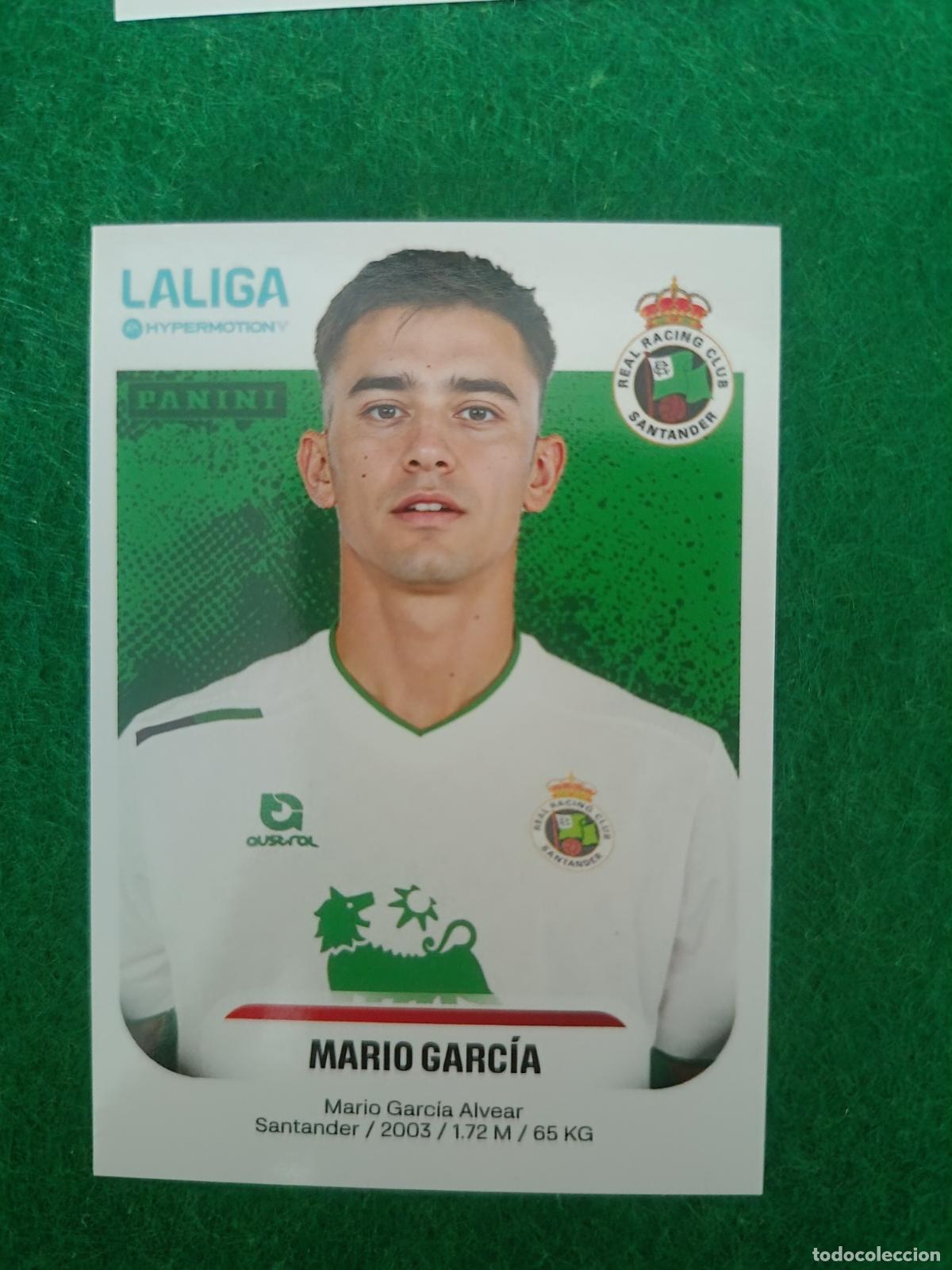 Figurine di Calcio: liga hypermotionv 2025 2026 25 26 RACING DE SANTANDER MARIO GARCIA 334B