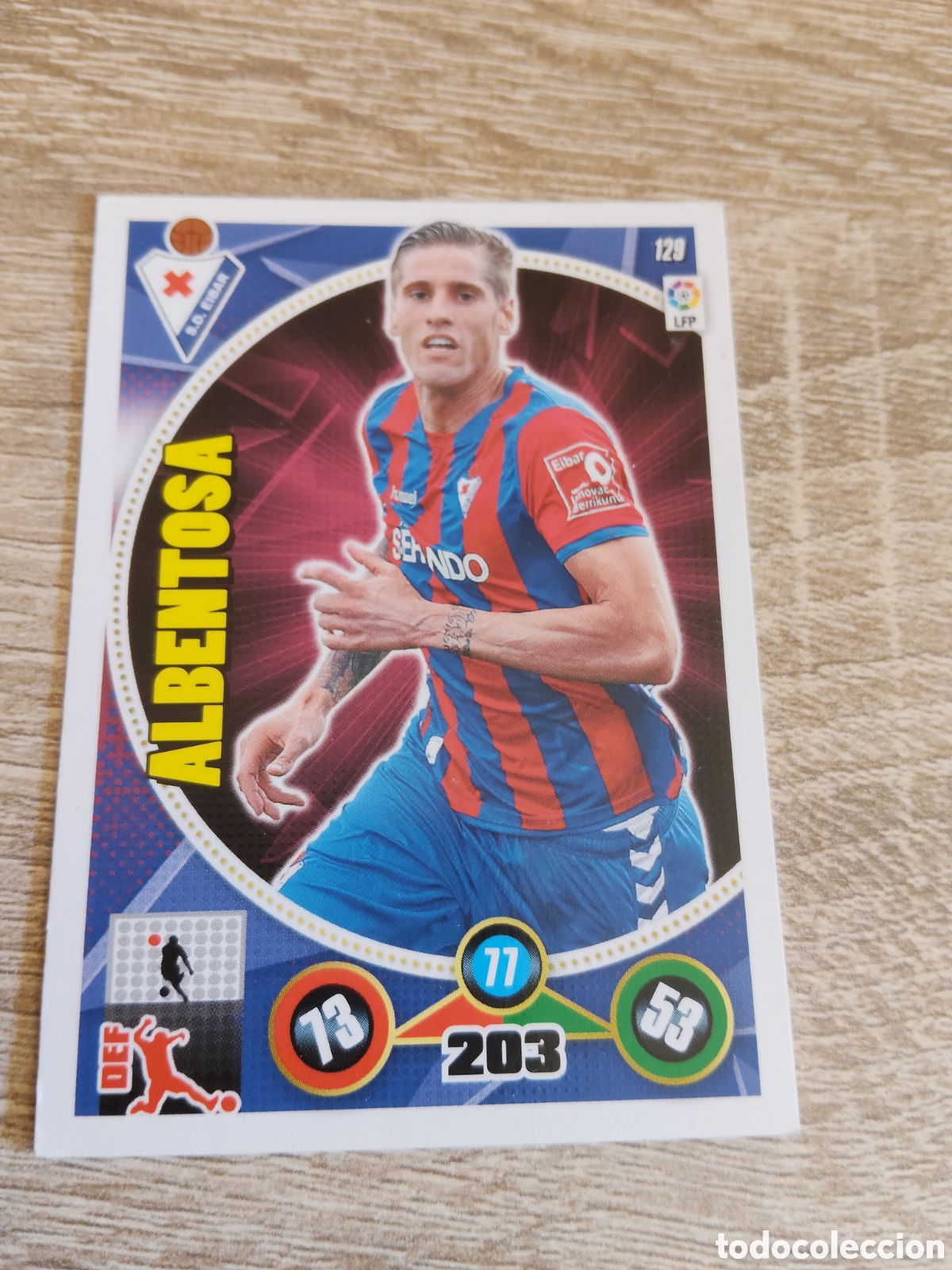 Cromos de f&uacute;tbol: Panini Adrenalyn 2014 2015 14 15 129 Albentosa Eibar