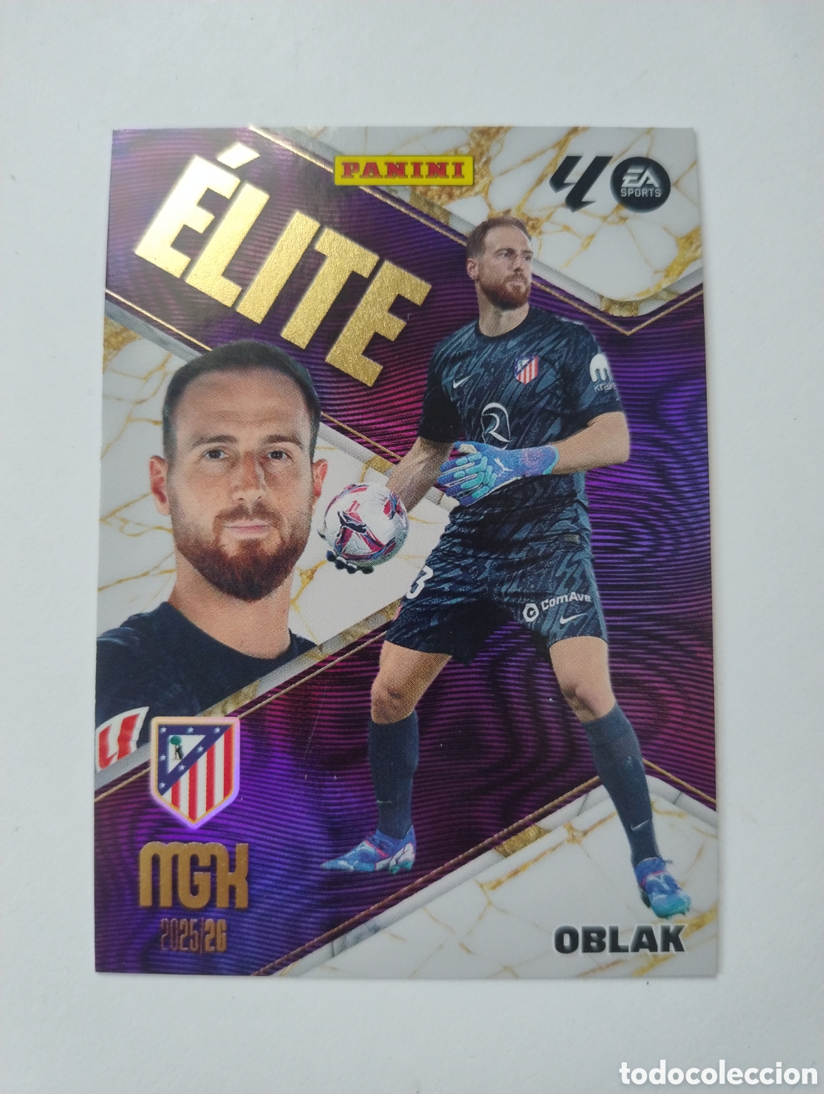 Figurine di Calcio: 14 - Oblak - Atl&eacute;tico de Madrid - Megacracks 2025 - 2026 &Eacute;lite