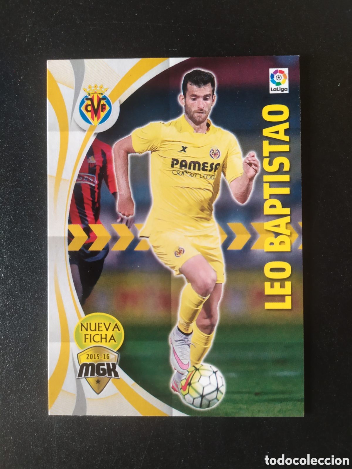 Cromos de f&uacute;tbol: Megacracks 2015 2016 15 16 panini Leo Baptistao fichaje n&deg; 533 bis Villarreal