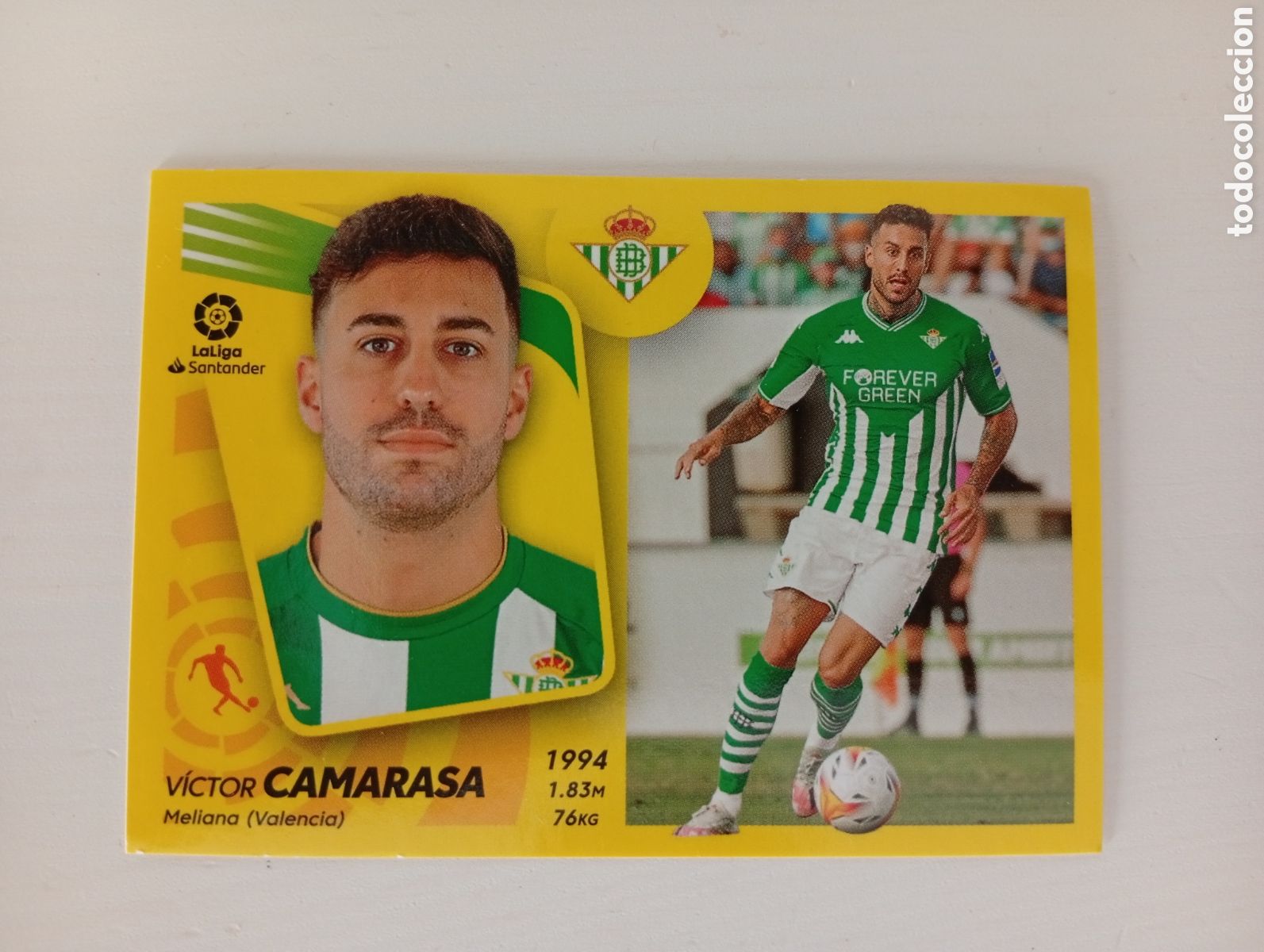 Fu&szlig;ball-Sticker: CROMO STICKER CAMARASA BETIS 12 BIS COLOCA 2021 2022 21 22 ESTE PANINI SIN PEGAR