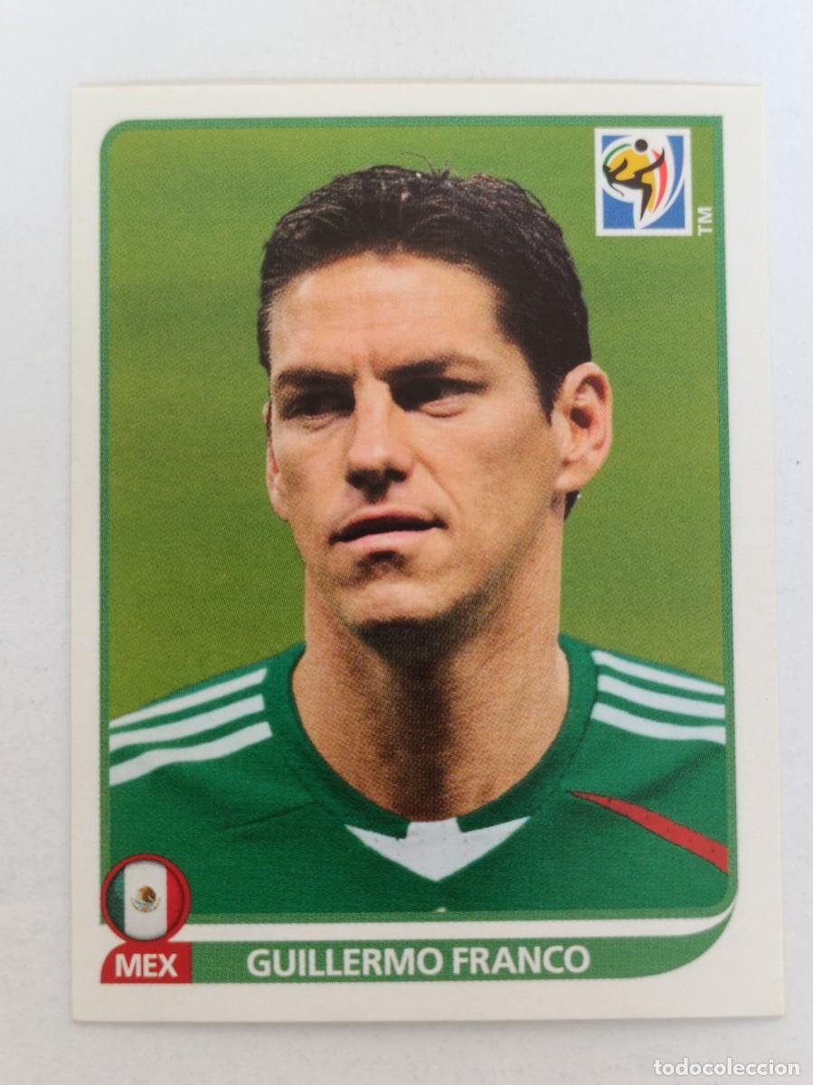Cromos de f&uacute;tbol: #62 GUILLERMO FRANCO MEXICO MUNDIAL SUDAFRICA 2010 PANINI