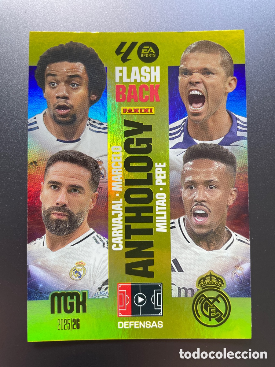 Fu&szlig;ball-Sticker: Marcelo Pepe Carvajal Militao 437 Antology MGK 2025-26 Panini Real Madrid