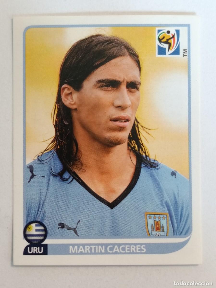 Cromos de f&uacute;tbol: #74 MARTIN CACERES URUGUAY MUNDIAL SUDAFRICA 2010 PANINI