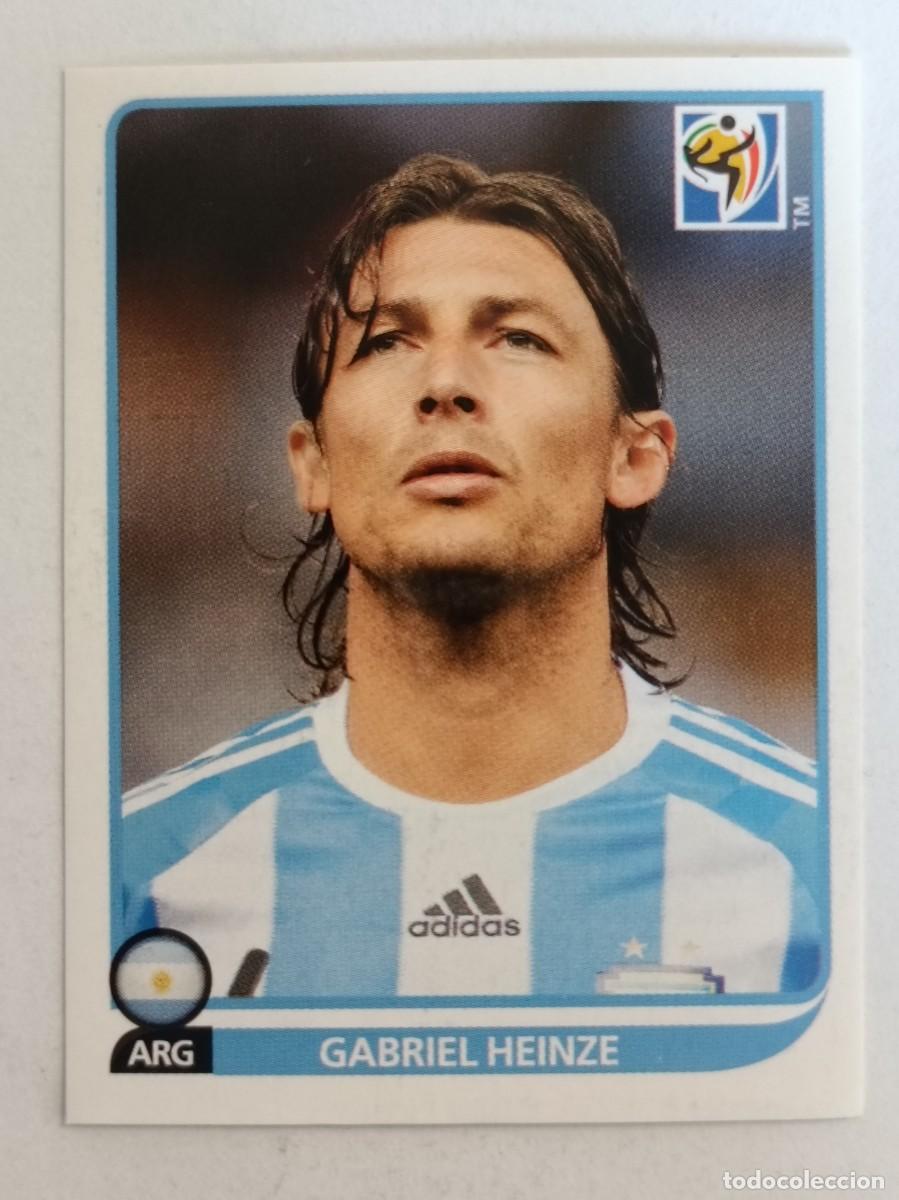 Cromos de f&uacute;tbol: #110 GABRIEL HEINZE ARGENTINA MUNDIAL SUDAFRICA 2010 PANINI