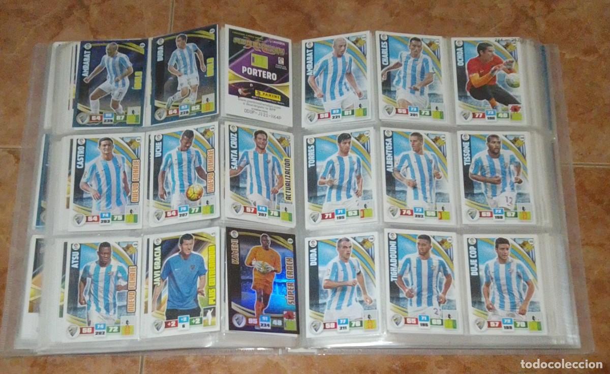 Cromos de F&uacute;tbol: 26 DIFERENTES DEL MALAGA COMPLETO 15 16 ADRENALYN XL 2015 2016 ADRENALYN XL NUEVAS. LISTADO