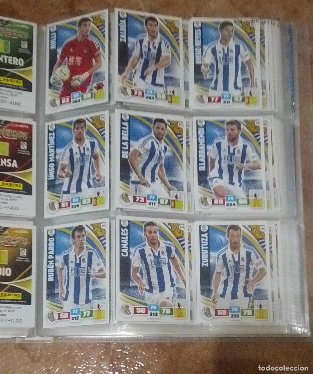 Cromos de F&uacute;tbol: 18 DIFERENTES DEL REAL SOCIEDAD BASICA COMPLETA 15 16 ADRENALYN XL 2015 2016 NUEVAS.